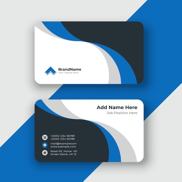 Modern professional business card