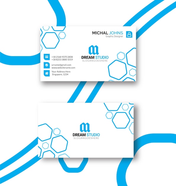 Modern professional business card,