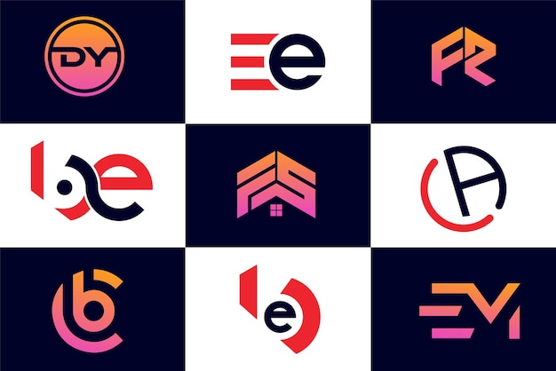 Modern Professional and Clean Technology Logo Design Bundles