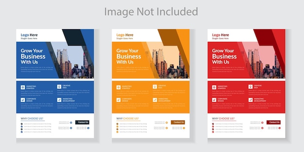 Modern and professional corporate business flyer template