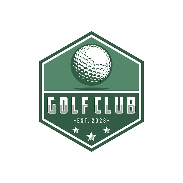 modern professional golf template logo design