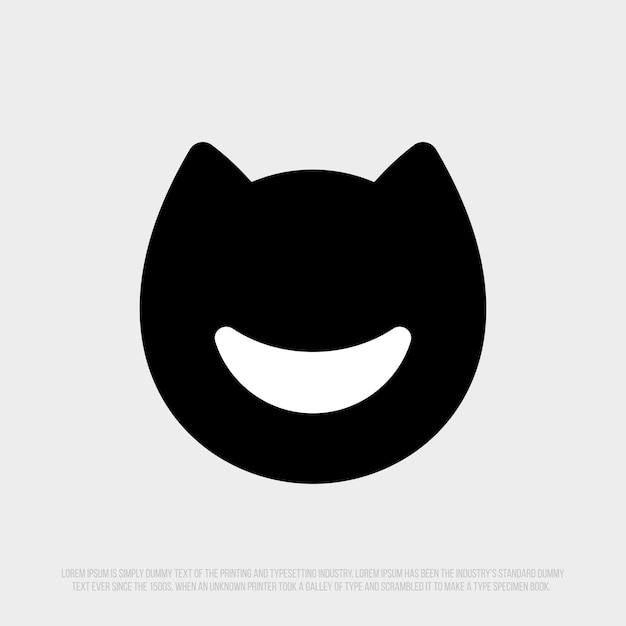 Modern professional logo in the shape of the cat