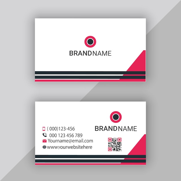 modern professional stylish business card template