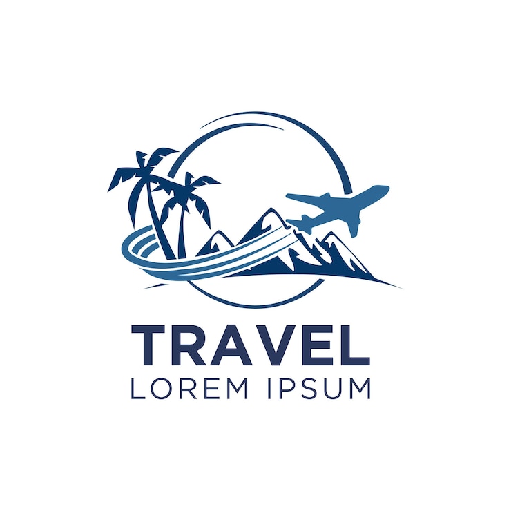 Vector modern and professional travel logo