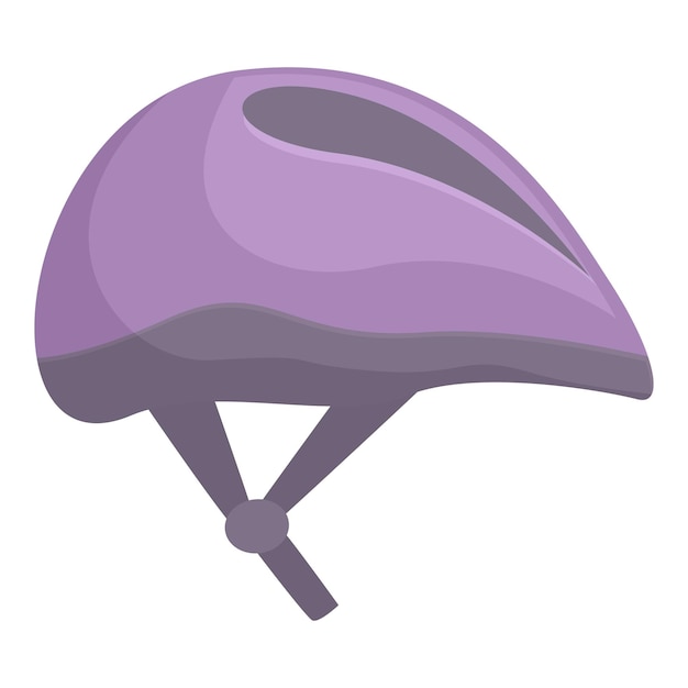modern purple bicycle helmet protecting your head during cycling