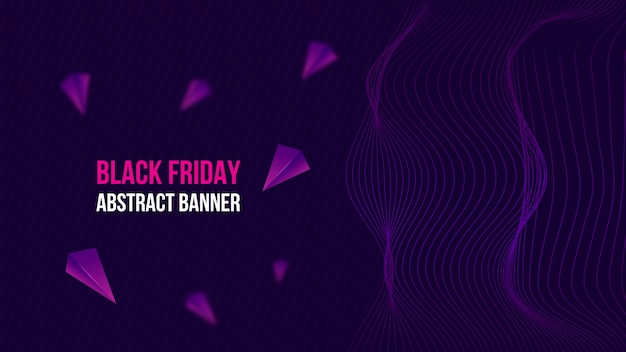 Modern   purple wavy banner