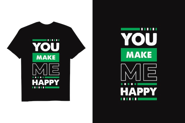 Modern quotes tshirt design