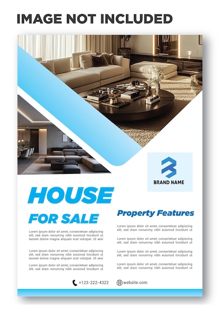 modern real estate flyer design templates home for sale ads property features stylish layouts