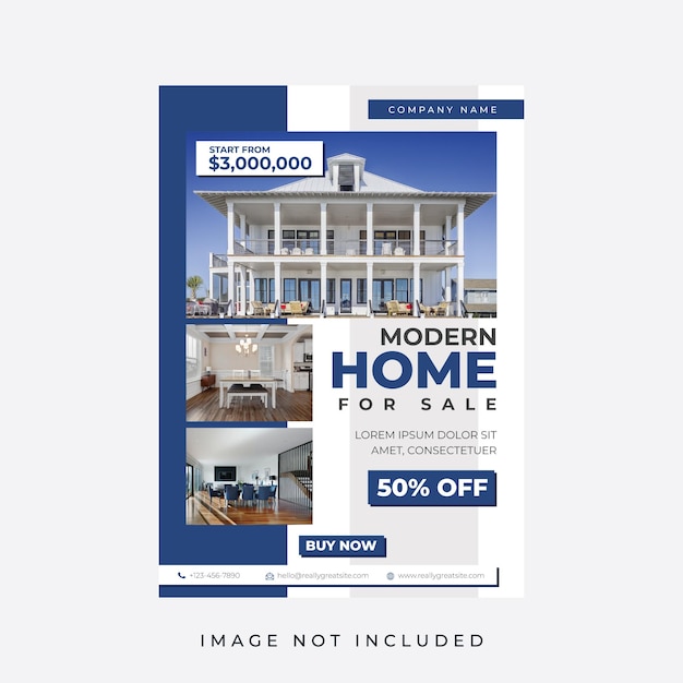 Modern Real Estate Flyer Template