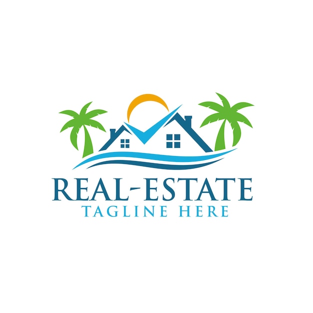 Modern real estate logo