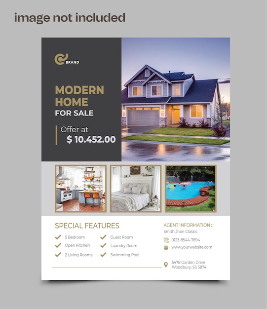 Modern Real Estate Property Flyer