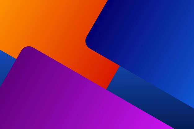 Vector modern rectangular geometric colorful gradient background