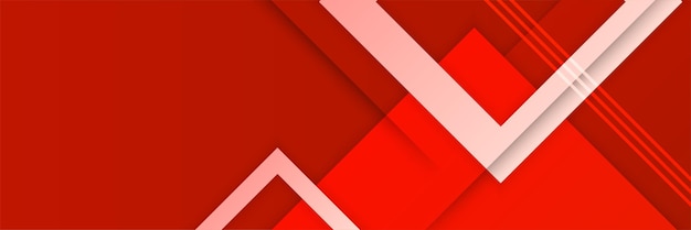 Vector modern red abstract banner background