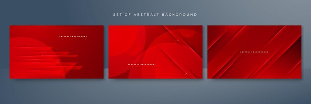 Современный красный абстрактный футуристический технологический фон Абстрактные линии технология рисунка на красном градиенте фон Вектор абстрактный графический дизайн баннер рисунок презентация фон веб-шаблон
