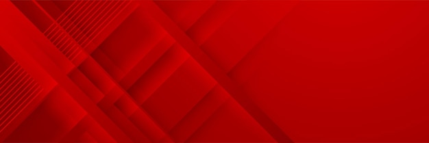 Modern red abstract web banner background creative design