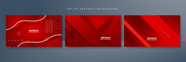 Modern red background vector abstract graphic design banner pattern presentation background web template