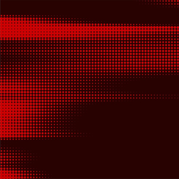 Modern red halftone background