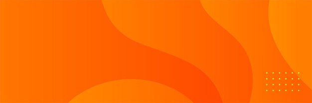 Modern red orange banner background