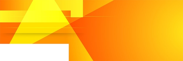 Modern red orange banner background