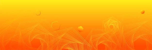 Modern red orange banner background