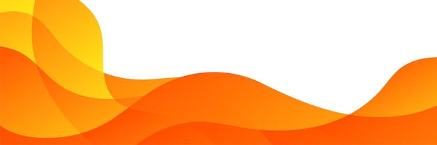 Modern red orange banner background