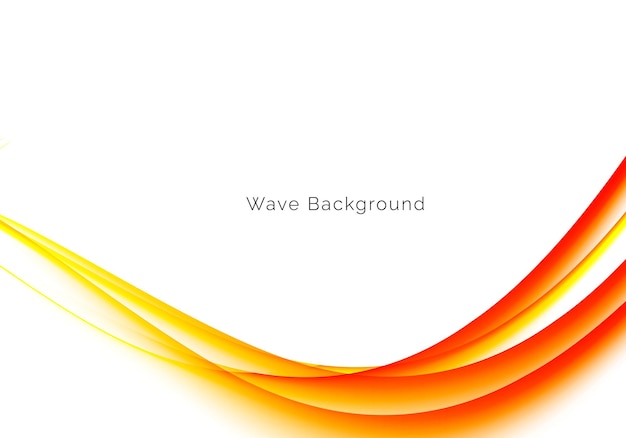 Modern red wave design background