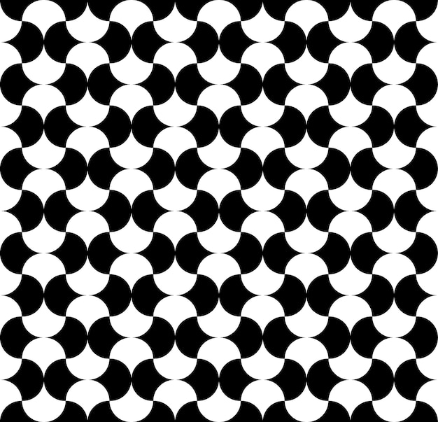 Modern repeating seamless pattern of repeat round shapes. geometric arabic background.