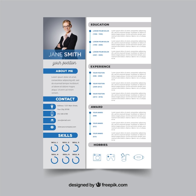 Modern resume template