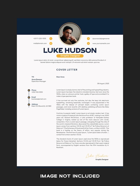 Vector modern resume