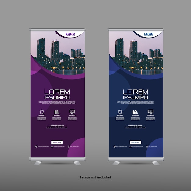 Banner roll up moderno