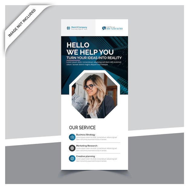 Modern roll up banners