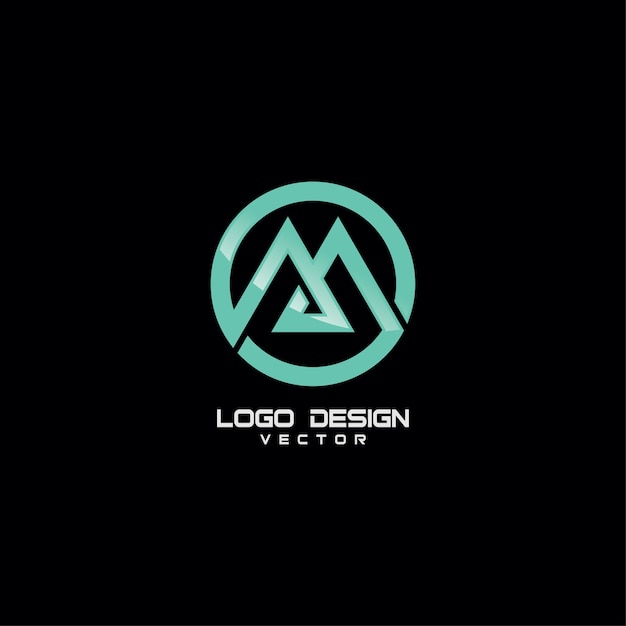 Modern Rond M Brief Logo Design