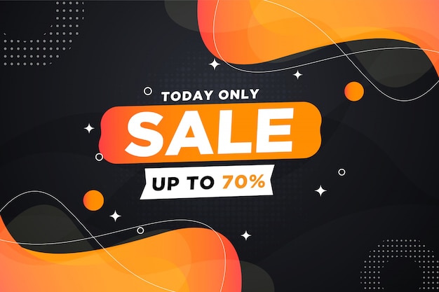 Modern sale banner background premium  