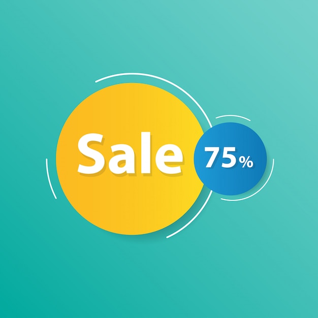 Vector modern sale banner