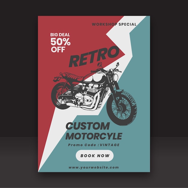 Vector modern sale promo outline illustraton vector premium template