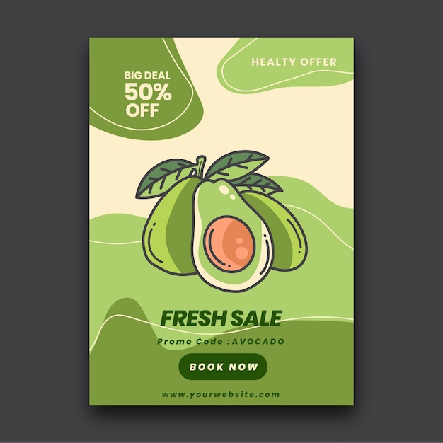 Vector modern sale promo outline illustraton vector premium template