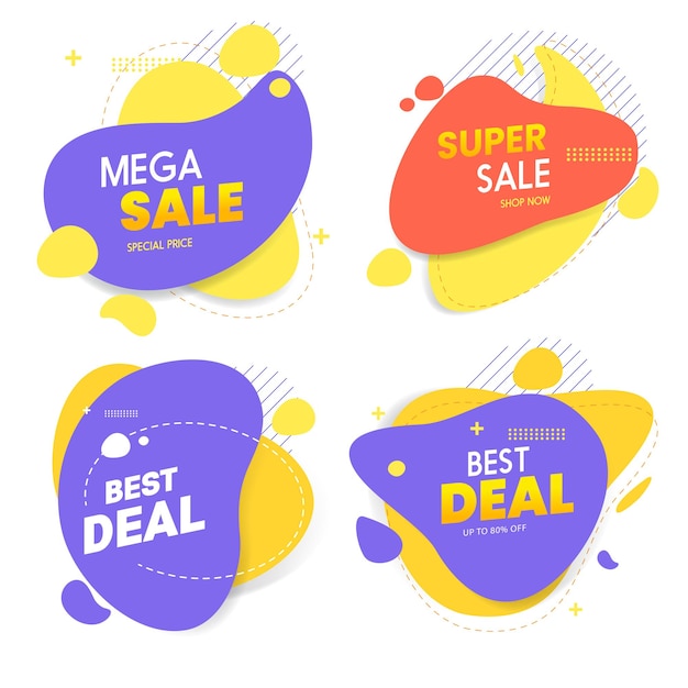 modern sale tag free vector design