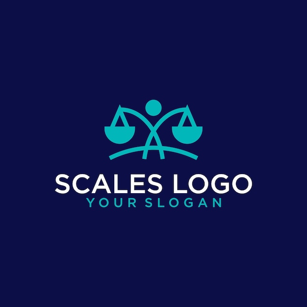 Modern schalen logo-ontwerp met menseninspiratie