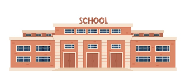 Modern School Building Exterior Welcome Back To School Educational architecture of high school