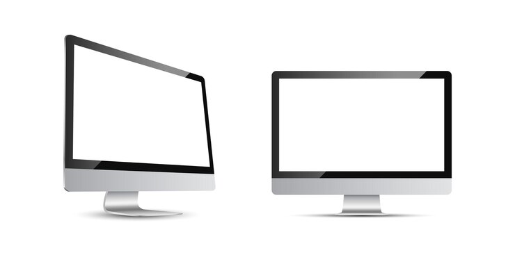 Vector modern screen vector device illustration