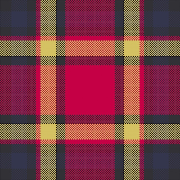 Modern seamless pattern plaid. Square texture fabric. Tartan scottish textile. Beauty color madras ornament.