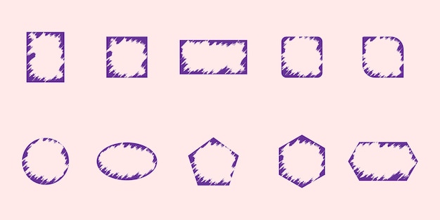 ベクトル 現代の形状の境界線