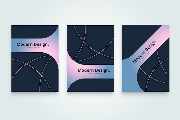 Modern Shape Cover Template