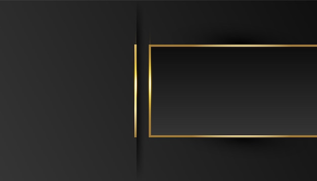 モダンでシンプルな3Dブルーブラックゴールド抽象的な背景名刺プレゼンテーションの背景のデザイン小冊子パンフレット証明書テンプレートの背景とバナー