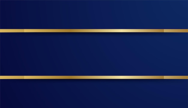 Premium Vector Modern simple 3d blue black gold abstract