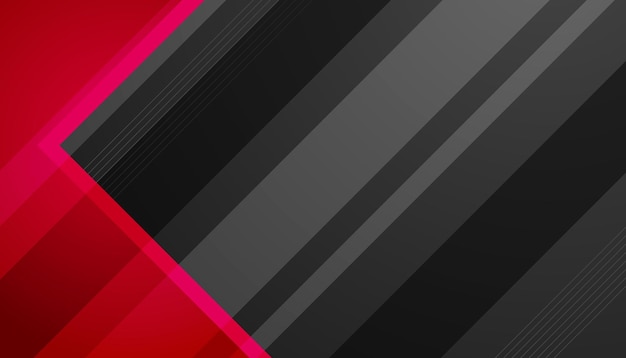 현대 간단한 추상 빨간색과 검은색 대비 배경입니다. 벡터 추상 그래픽 디자인 배너 패턴 배경 웹 템플릿입니다.