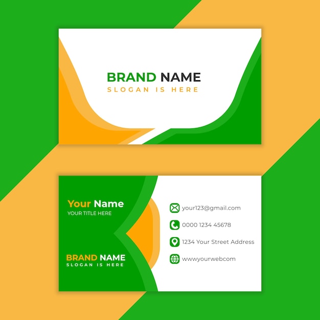 Modern and simple business card design