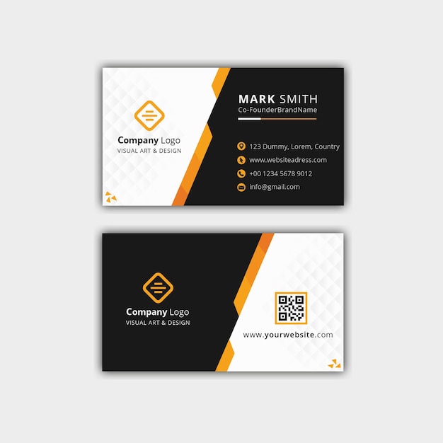 Modern simple business card