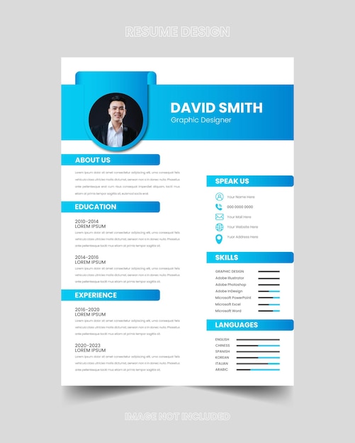 modern amp simple Curriculum template