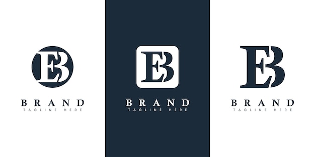 Modern and simple Letter EB Logo suitable for any business with EB or BE initials